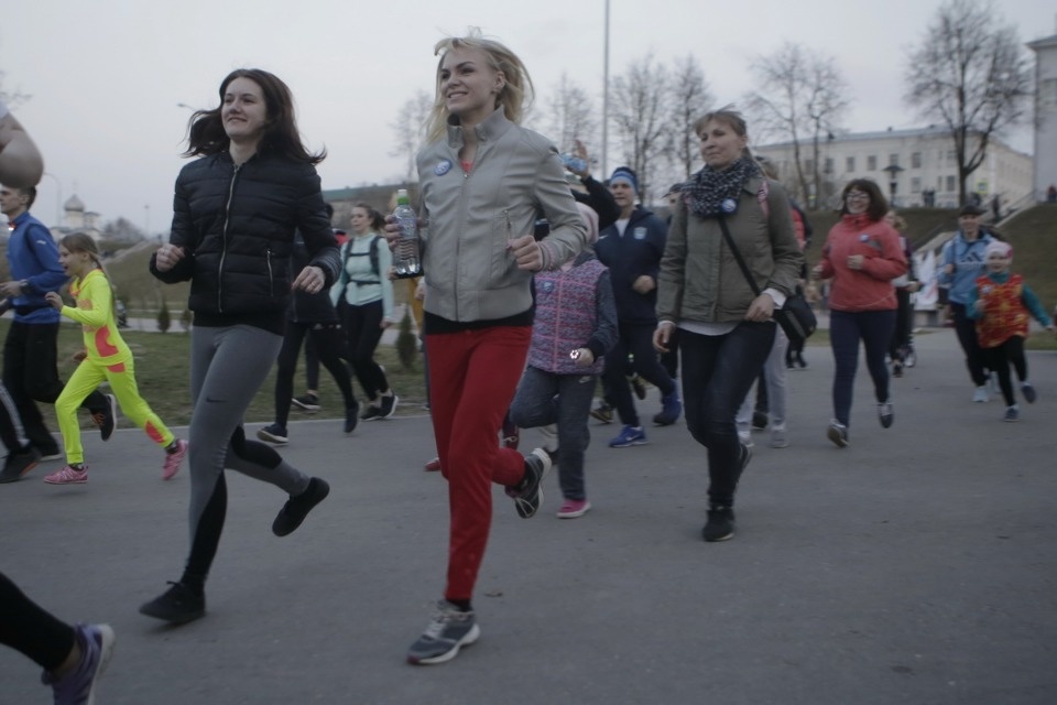 «Ночной забег» в Пскове «Ночной забег» в Пскове