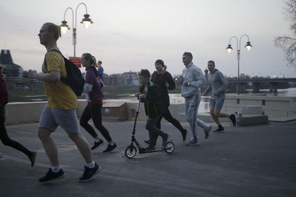 «Ночной забег» в Пскове «Ночной забег» в Пскове