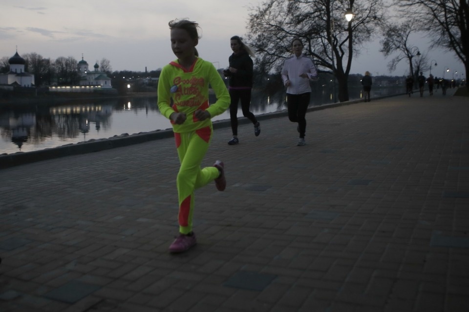 «Ночной забег» в Пскове «Ночной забег» в Пскове