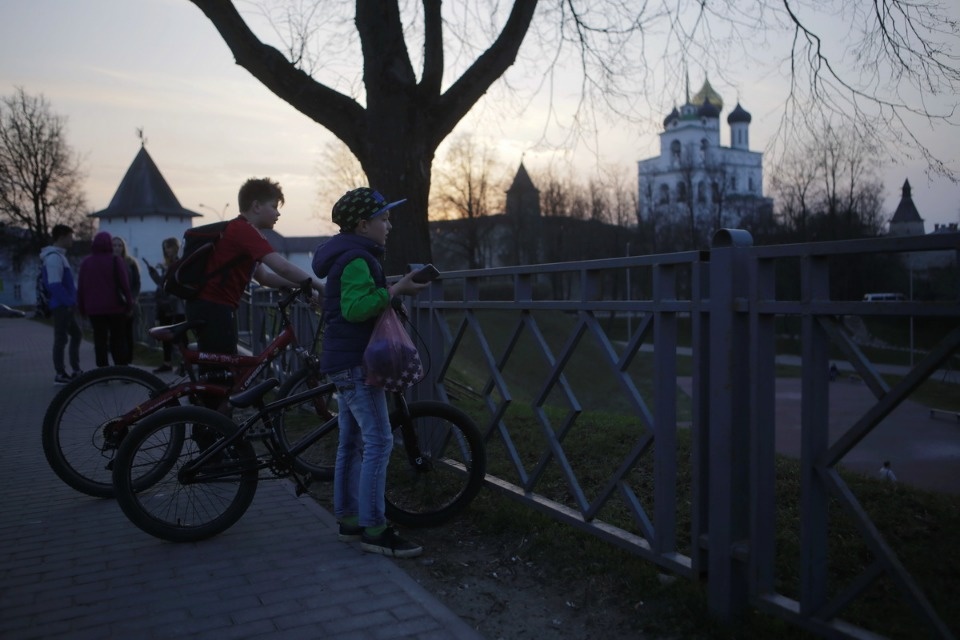 «Ночной забег» в Пскове «Ночной забег» в Пскове