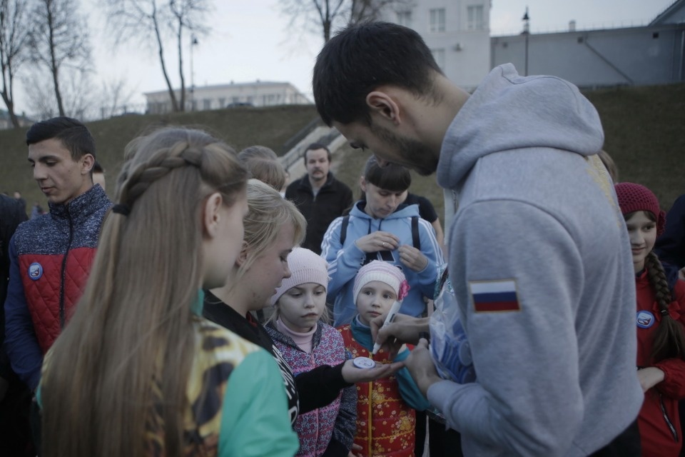 «Ночной забег» в Пскове «Ночной забег» в Пскове