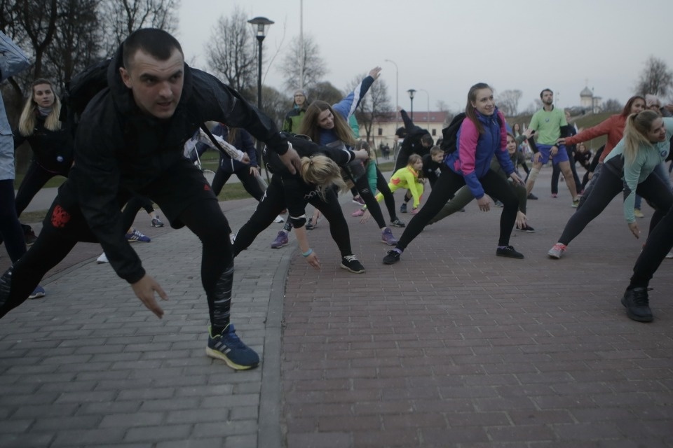«Ночной забег» в Пскове «Ночной забег» в Пскове