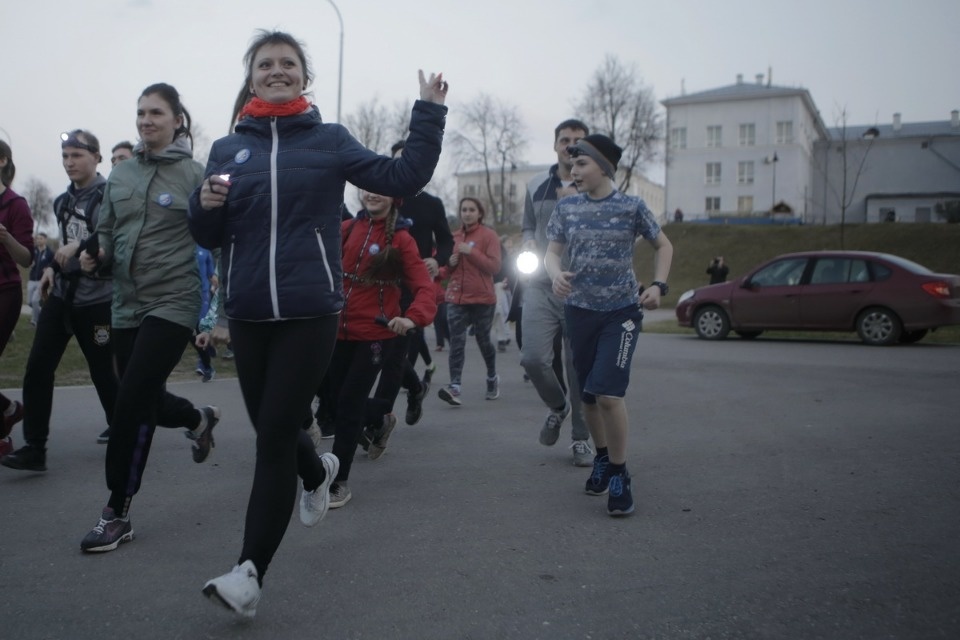 «Ночной забег» в Пскове «Ночной забег» в Пскове