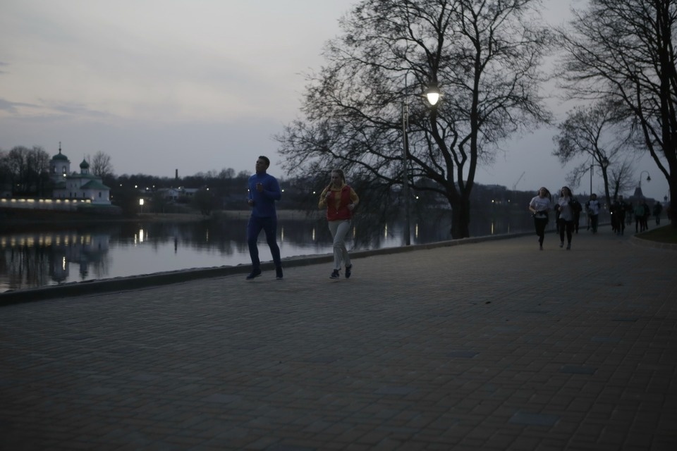 «Ночной забег» в Пскове «Ночной забег» в Пскове