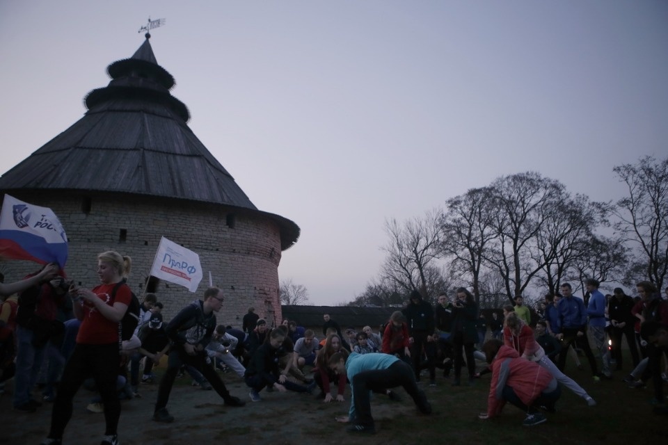 «Ночной забег» в Пскове «Ночной забег» в Пскове
