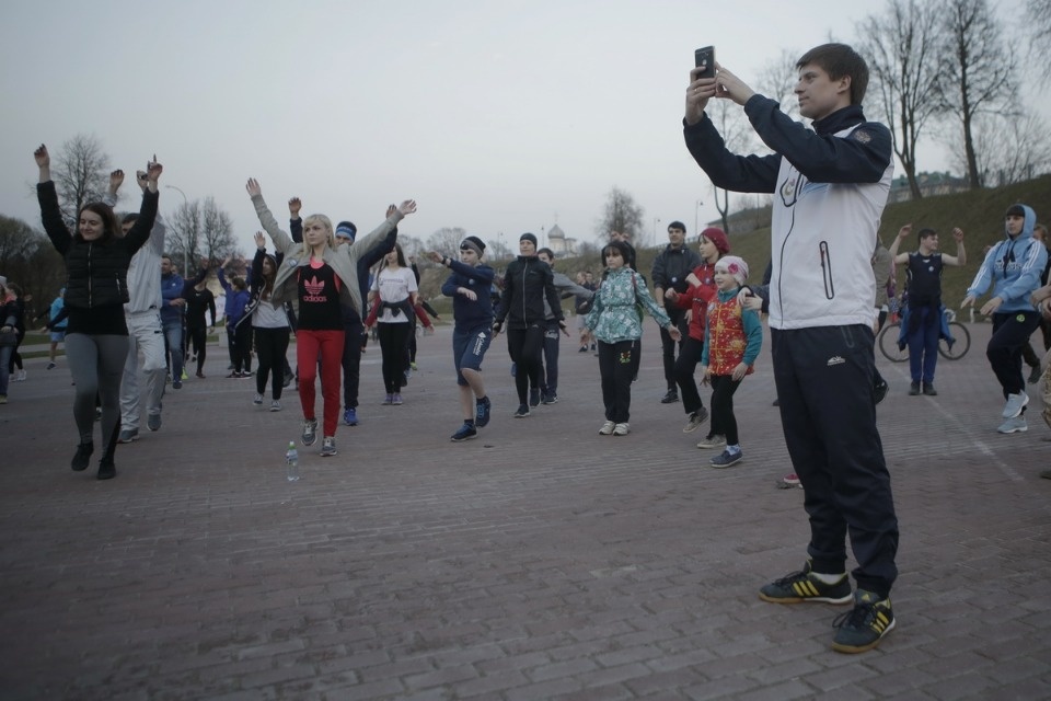 «Ночной забег» в Пскове «Ночной забег» в Пскове