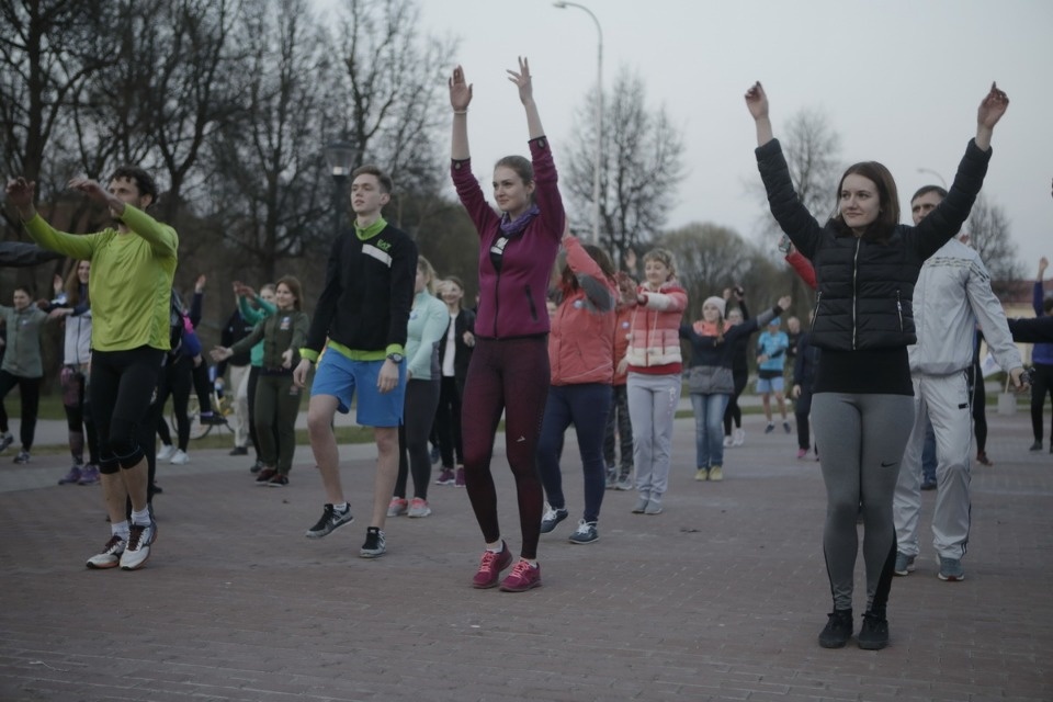 «Ночной забег» в Пскове «Ночной забег» в Пскове
