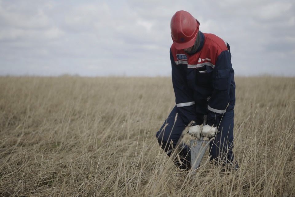 Учения энергетиков в Бежаницком районе.