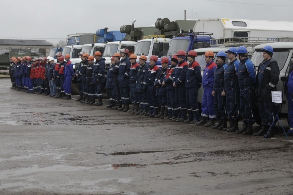 Учения энергетиков в Бежаницком районе.