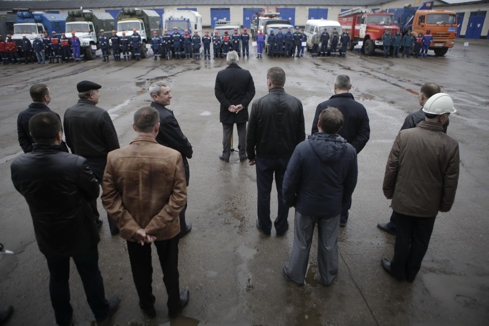 Учения энергетиков в Бежаницком районе.