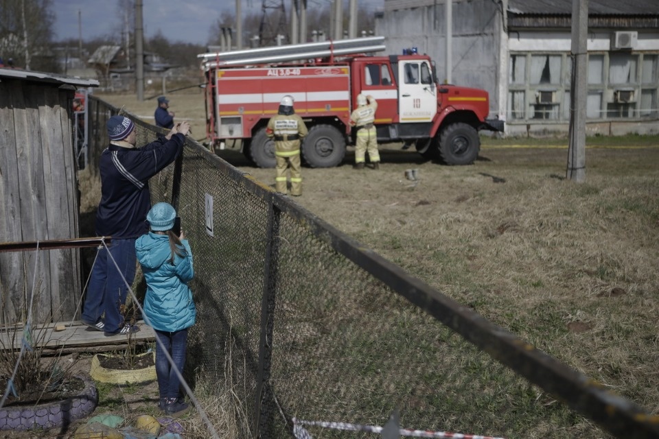 Учения энергетиков в Бежаницком районе.