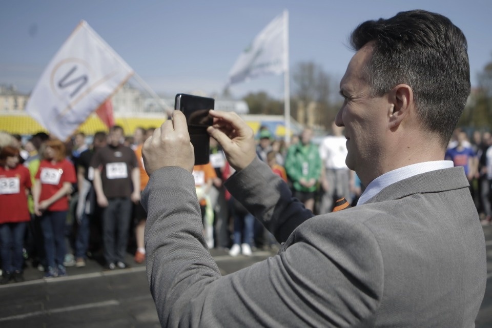 Парад участников эстафеты «Псковской правды» – 2018