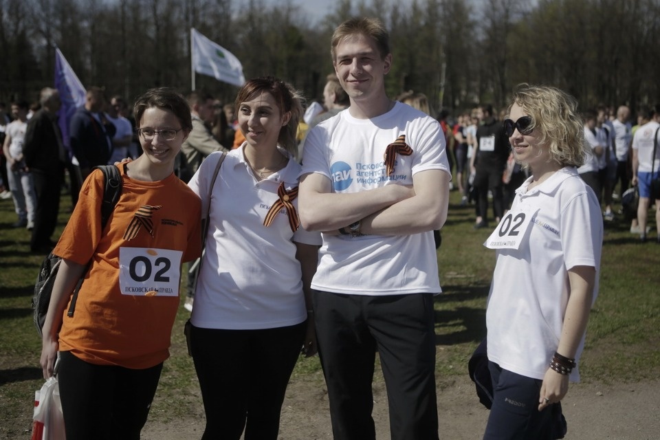 Парад участников эстафеты «Псковской правды» – 2018