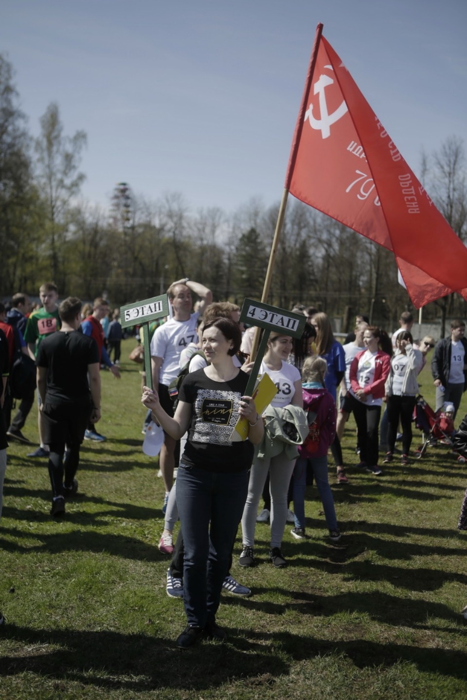 Парад участников эстафеты «Псковской правды» – 2018