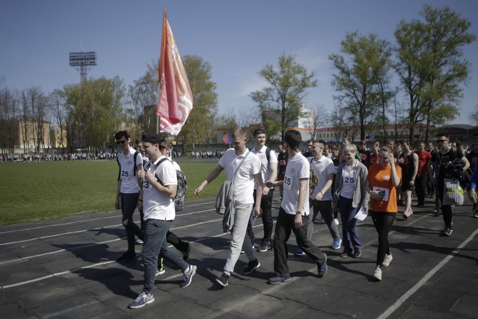 Парад участников эстафеты «Псковской правды» – 2018