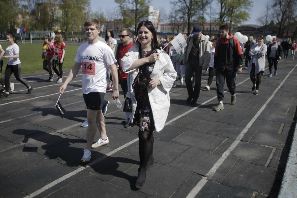 Парад участников эстафеты «Псковской правды» – 2018