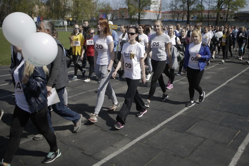 Парад участников эстафеты «Псковской правды» – 2018