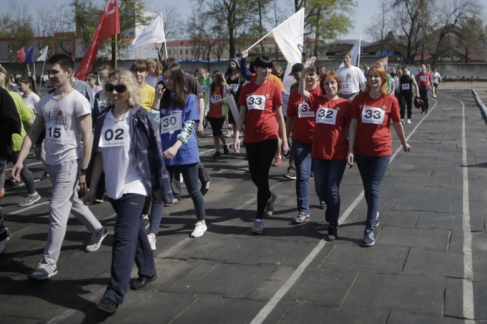 Парад участников эстафеты «Псковской правды» – 2018