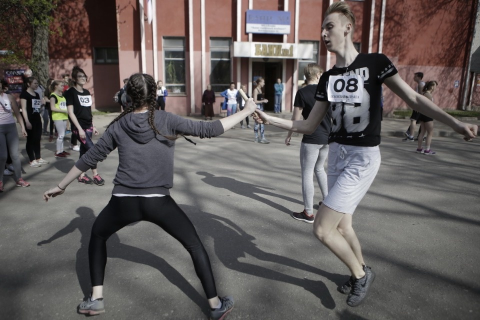 Тысячи псковичей пробежали эстафету «Псковской правды» – 2018