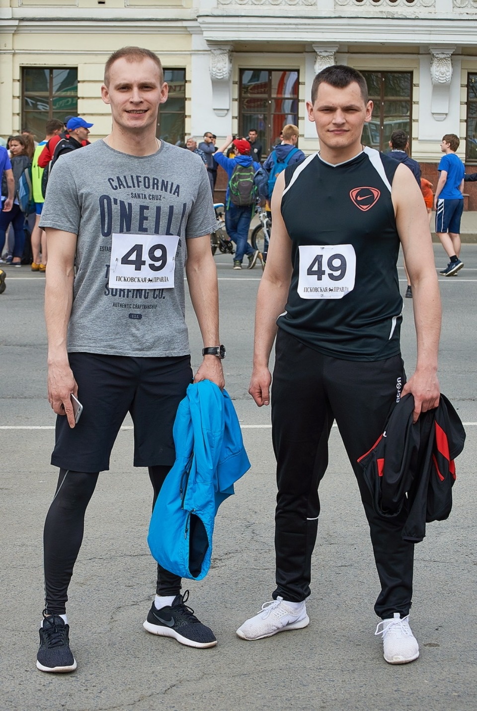 Тысячи псковичей пробежали эстафету «Псковской правды» – 2018