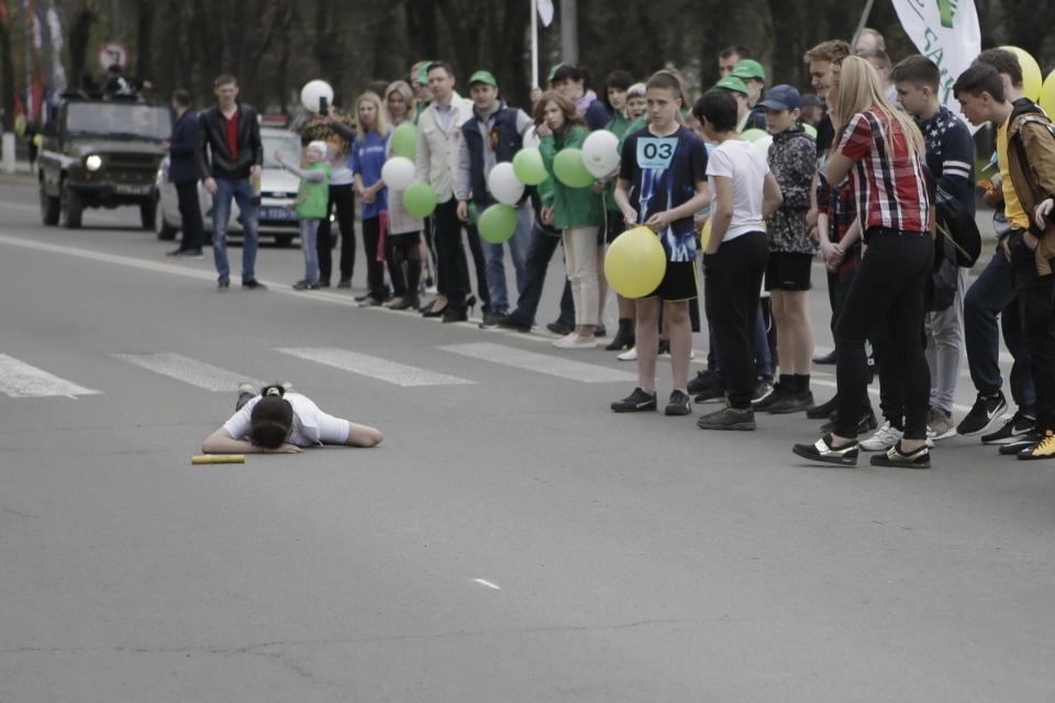 Тысячи псковичей пробежали эстафету «Псковской правды» – 2018
