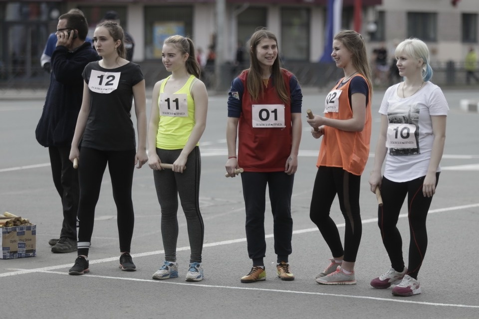 Тысячи псковичей пробежали эстафету «Псковской правды» – 2018