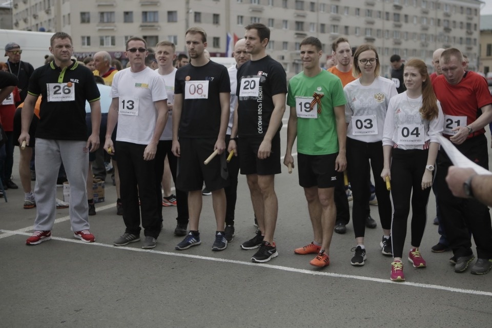 Тысячи псковичей пробежали эстафету «Псковской правды» – 2018