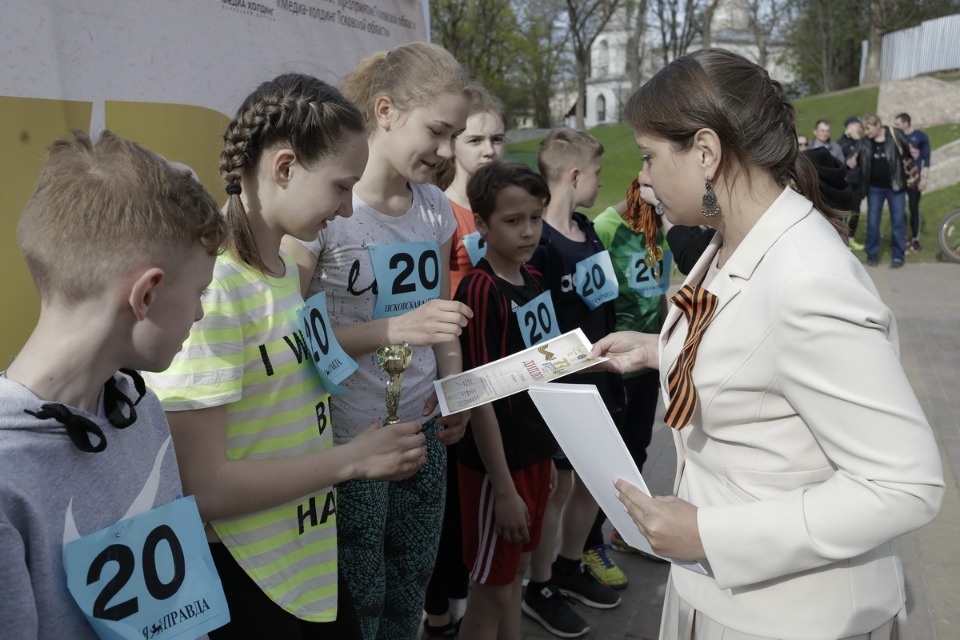 Награждение победителей эстафеты «Псковской правды» – 2018