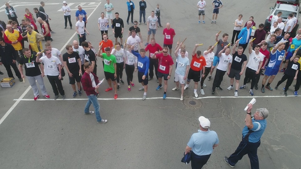 Эстафета «Псковской правды» - 2018 с высоты птичьего полёта