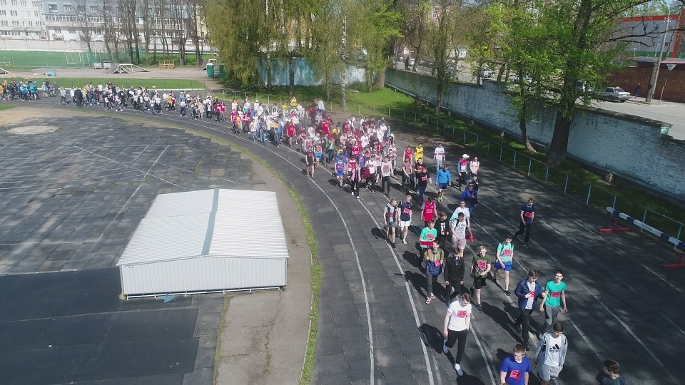 Эстафета «Псковской правды» - 2018 с высоты птичьего полёта