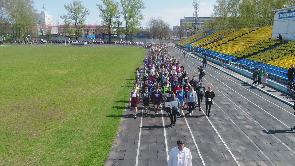Эстафета «Псковской правды» - 2018 с высоты птичьего полёта