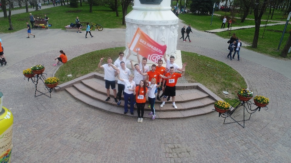 Эстафета «Псковской правды» - 2018 с высоты птичьего полёта