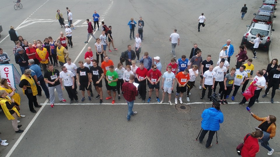 Эстафета «Псковской правды» - 2018 с высоты птичьего полёта