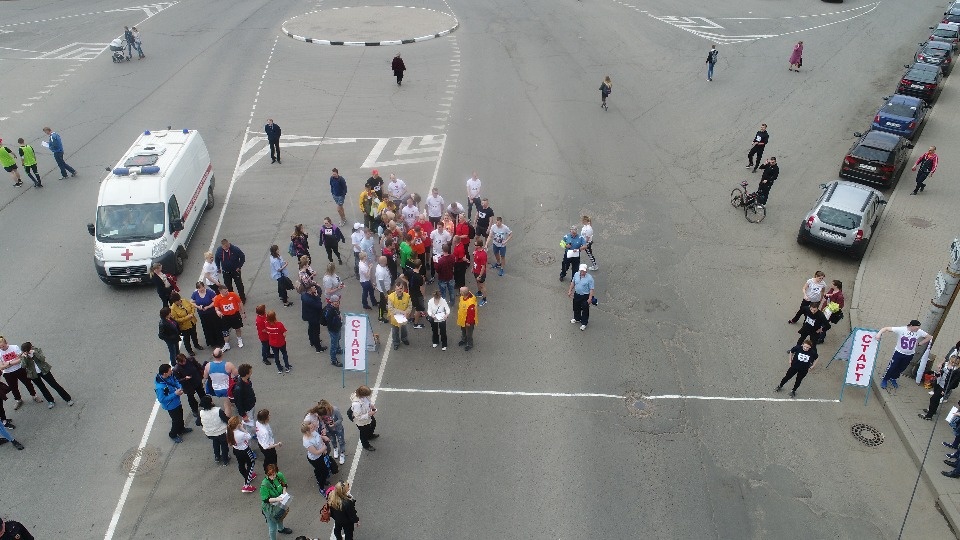 Эстафета «Псковской правды» - 2018 с высоты птичьего полёта