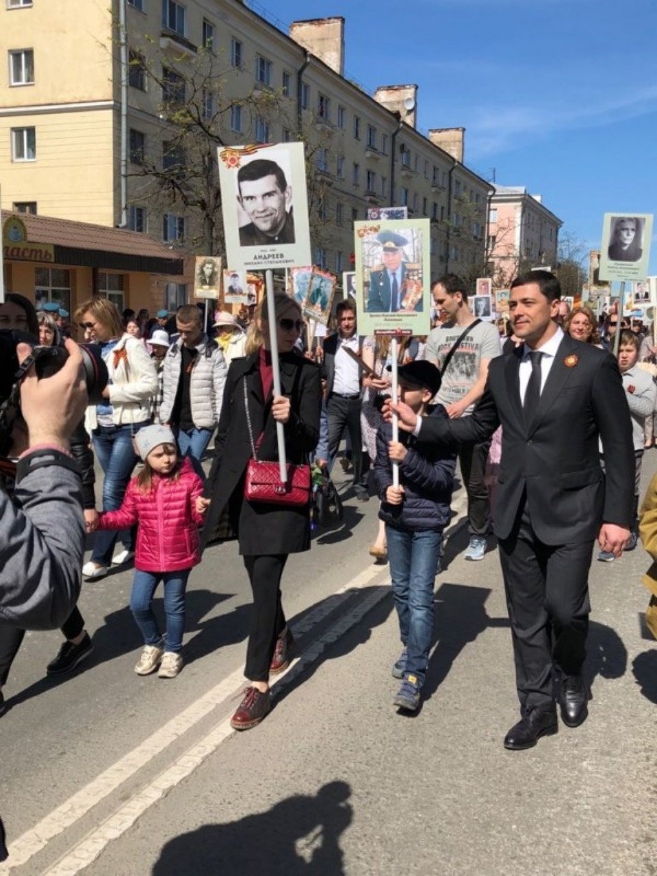 Михаил Ведерников принял участие в акции «Бессмертный полк»