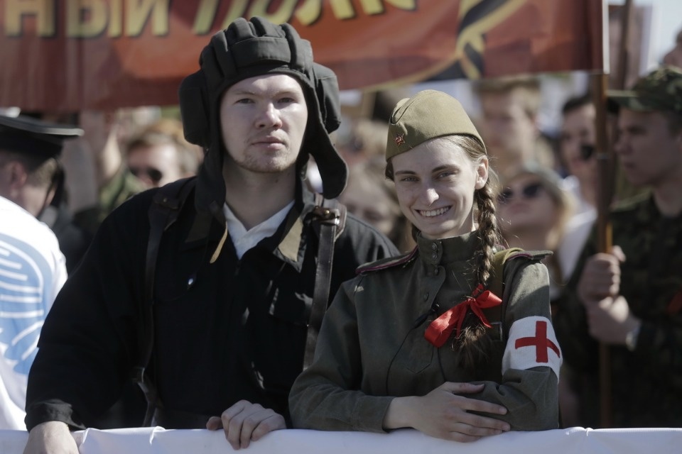 «Бессмертный полк» прошёл по Пскову