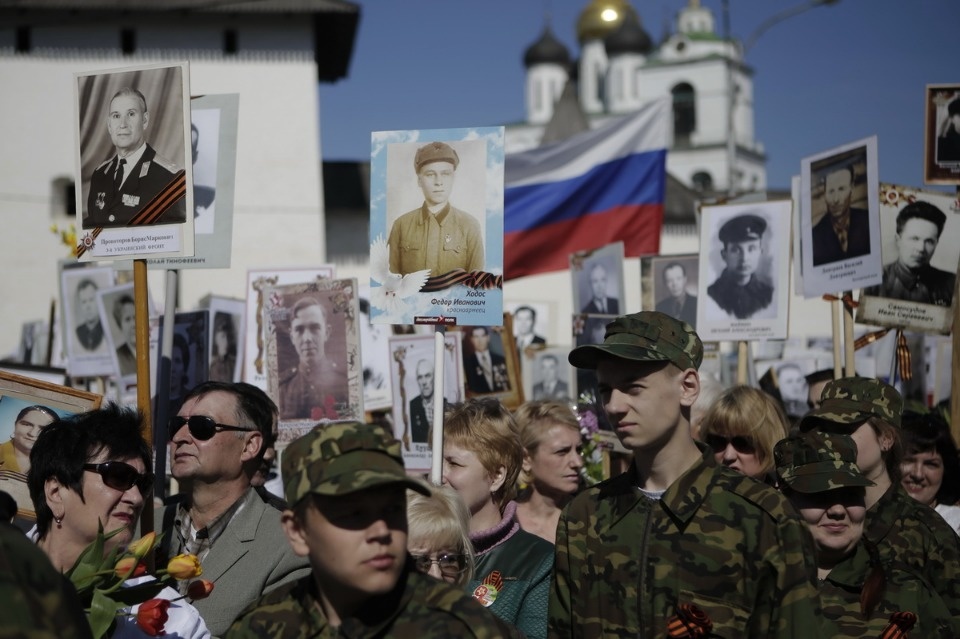 «Бессмертный полк» прошёл по Пскову