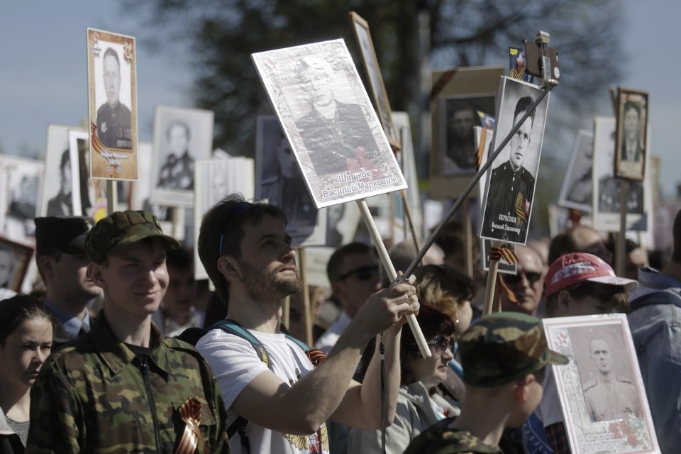 «Бессмертный полк» прошёл по Пскову