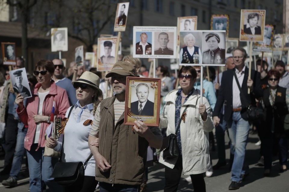 «Бессмертный полк» прошёл по Пскову