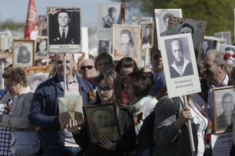 «Бессмертный полк» прошёл по Пскову