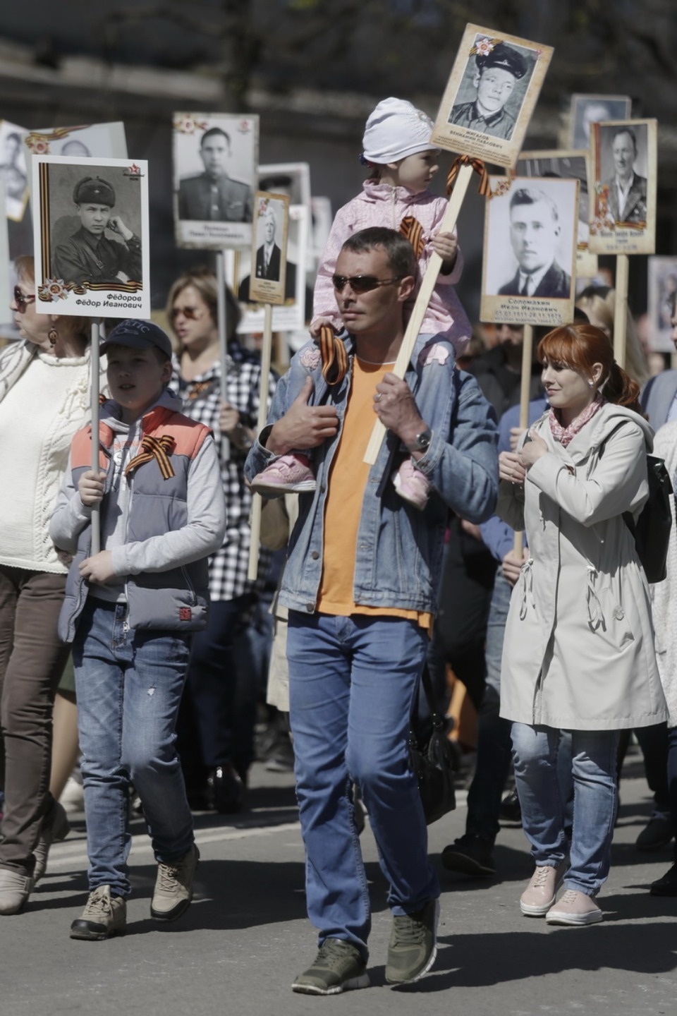 «Бессмертный полк» прошёл по Пскову