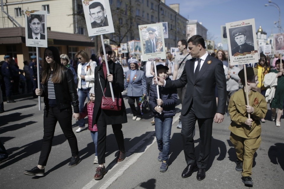 «Бессмертный полк» прошёл по Пскову