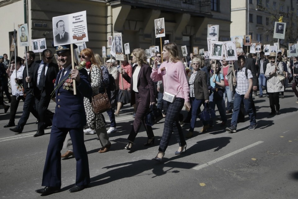 «Бессмертный полк» прошёл по Пскову