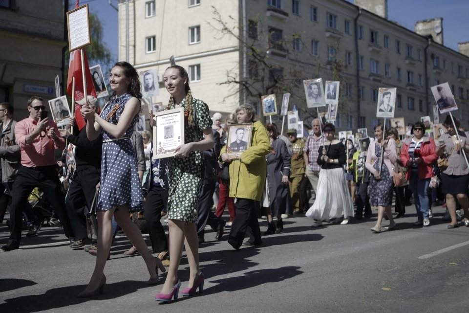 «Бессмертный полк» прошёл по Пскову