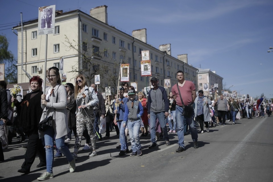 «Бессмертный полк» прошёл по Пскову