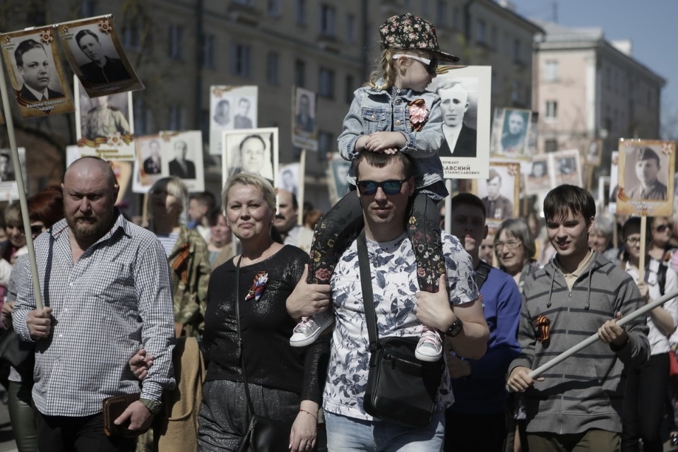 «Бессмертный полк» прошёл по Пскову