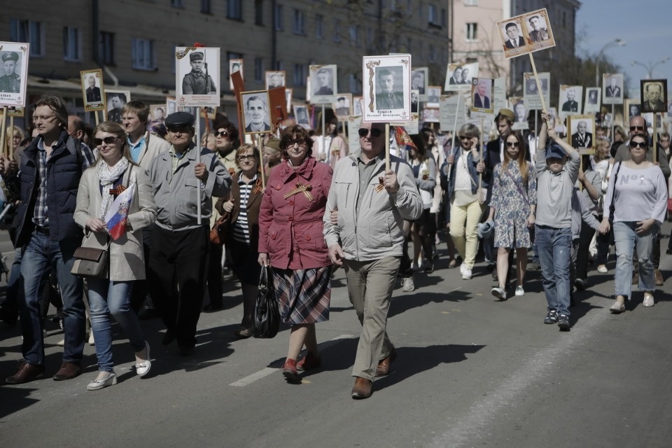 «Бессмертный полк» прошёл по Пскову