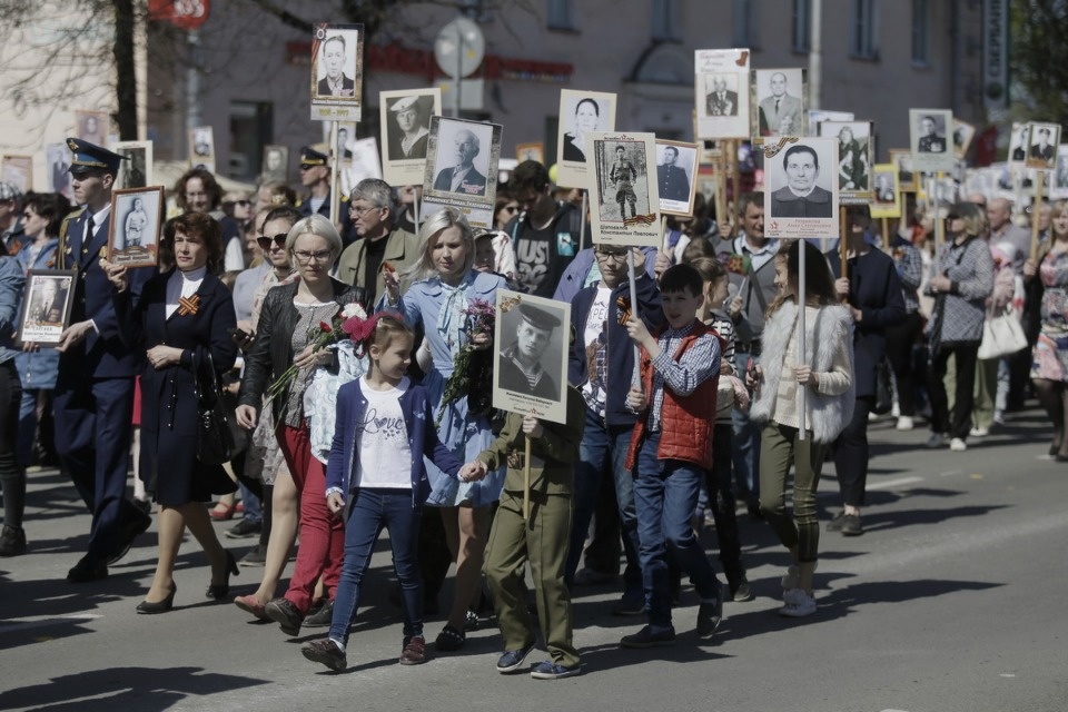 «Бессмертный полк» прошёл по Пскову