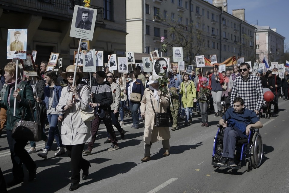«Бессмертный полк» прошёл по Пскову