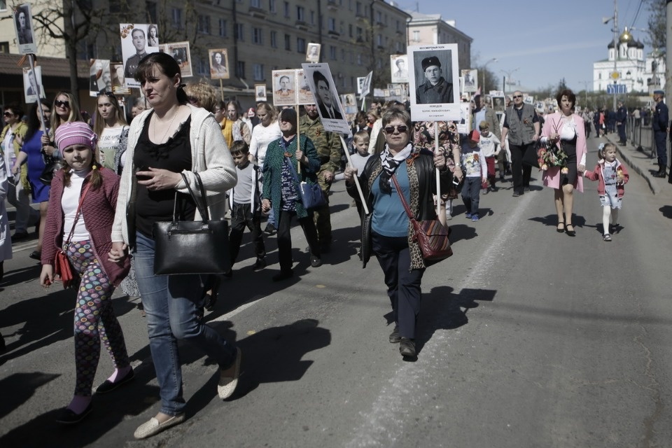 «Бессмертный полк» прошёл по Пскову